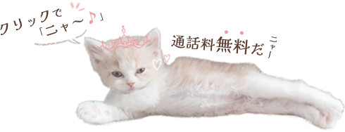 クリックで「ニャー♪」