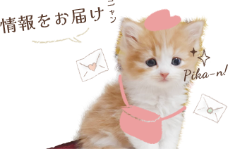 情報をお届けニャン
